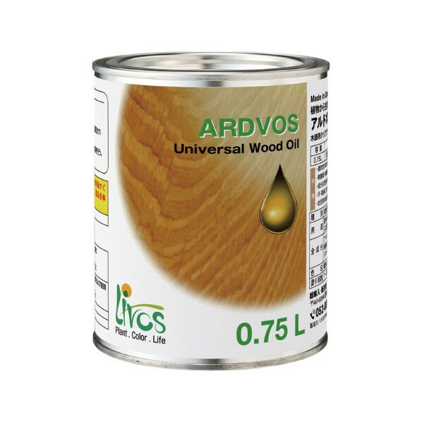 リボス 自然健康塗料アルドボス(木部用塗料) 0.75L クリア 266 1缶