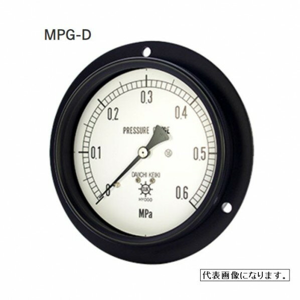 MPG金属密閉型圧力計 SUS製 MPG-DVUR3/8 100X0.2MPA-SUS 1個