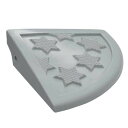 ミスギ ハイステップコーナー サイドコーナー 50mm段差用 150×150×95mm ホワイトグレー HC-050 1枚