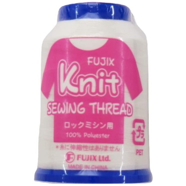 フジックス キングスパン 【ニットソーイング用ミシン糸】 1000m/巻 生成 FK1235-403 1個
