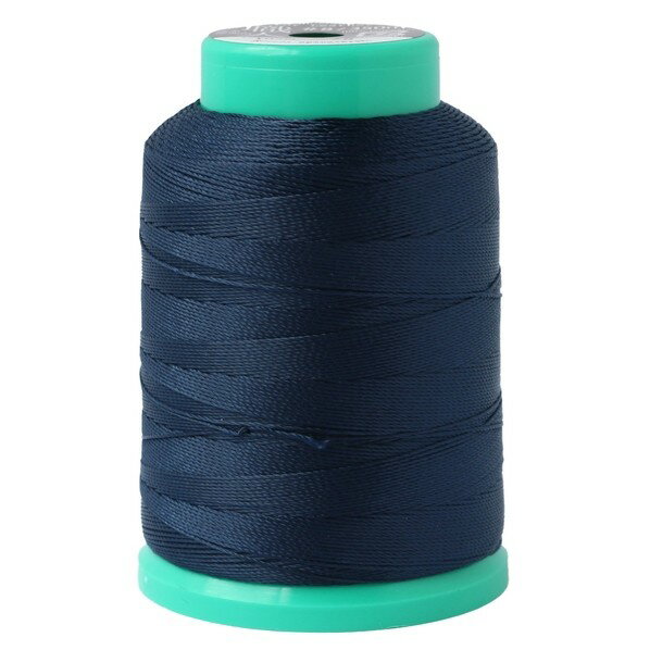 フジックス ミシン糸 職人 for Leather 皮革・厚地用 長さ350000×幅0.9×高さ0.9mm ダークブルー FK1901700-78 1本
