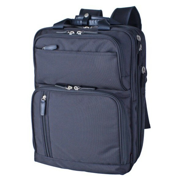 CAPTAIN STAG ビジネストラベルリュック W330×H460×D150〜180mm ブラック 13380001 1個【2512DFD_5】