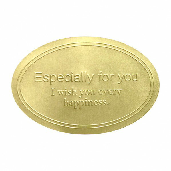 HEIKO 業務用ギフトシール スタイリッシュF ゴールド 縦34×横50mm 007064744 200枚