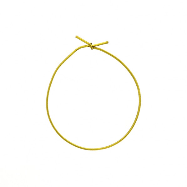 シモジマ 1本丸ゴム 1重 25cm 金 全長:25cm/折径:10.5cm 001510161 50本