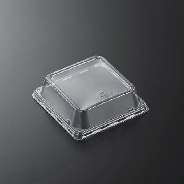 中央化学 惣菜容器 SDstyle 外嵌合蓋 FS12 外寸:123×123×36mm 004463933 50枚