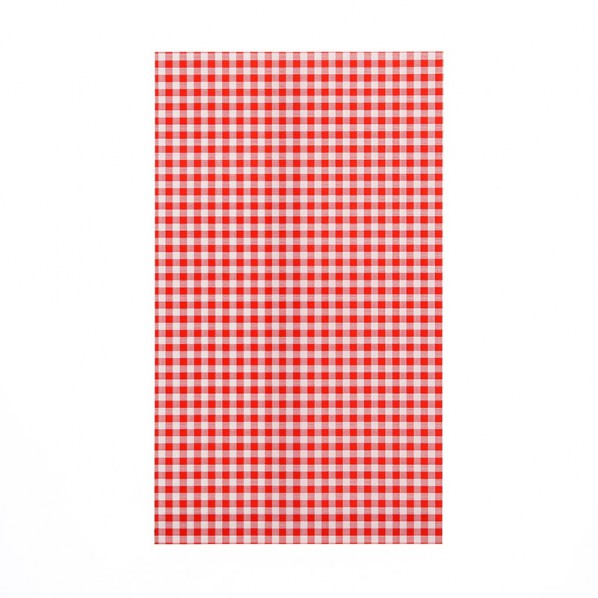 HEIKO 平袋 柄小袋 ストレートタイプ B型 ギンガムミニ 赤 幅135×高230mm 006538413 100束