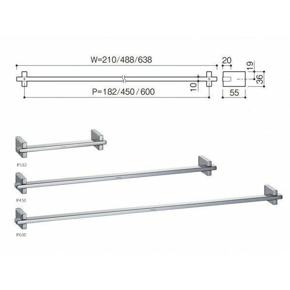 タオルレール P450 SE-411-XP 1点