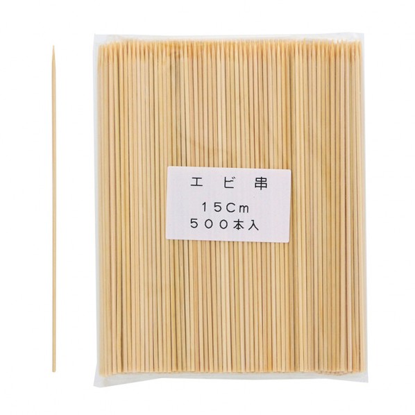 まるわ エビ串 15cm W-56 直径1．8mm×15cm 004619012 500本