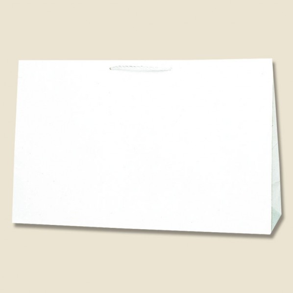 シモジマ HEIKO 紙袋 広口チャームバッグ BR-1 10枚 650×マチ200×420mm 白無地 006442301 10枚