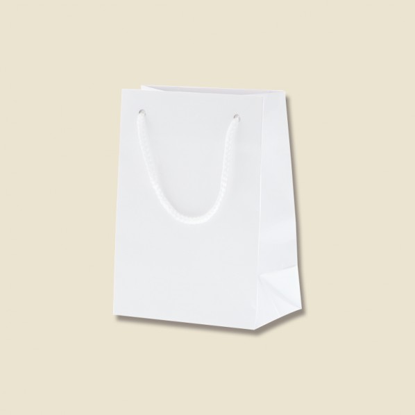 シモジマ 手提げ紙袋 ブライトバッグ T-4 白 10枚 006143200 10枚