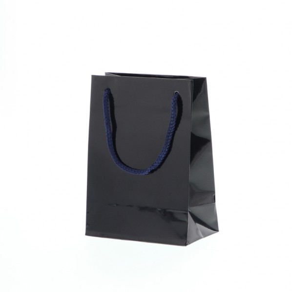 シモジマ 手提げ紙袋 ブライトバッグ T-4 紫紺 10枚 006142323 10枚