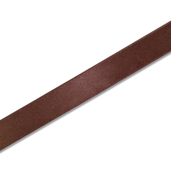 シモジマ HEIKO シングルサテンリボン 24mm×20m ココア 001420211 1巻