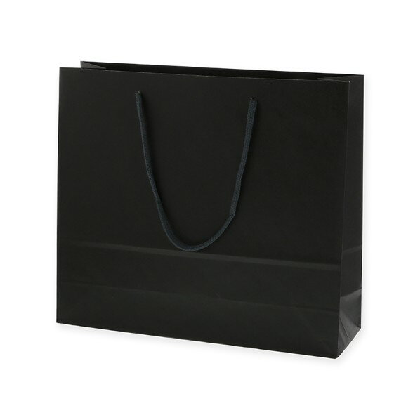 シモジマ HEIKO 紙袋 カラーチャームバッグ 3才 10枚 330×マチ100×290mm 黒 5320114 1P．