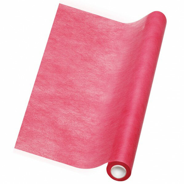 シモジマ HEIKO フラワーラッピングロール Fラップ 22 65cm×20m 赤 006777406 1点