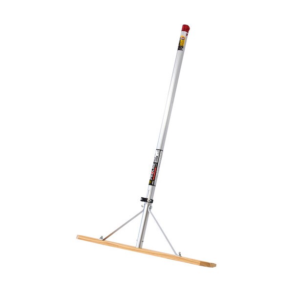 浅香工業 PRO 伸縮式木製替板レーキS付 071541 1丁【2512DFD_3】