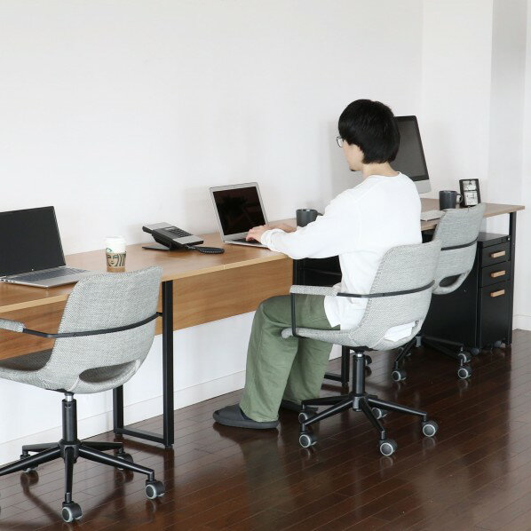 デスク W1200×D600×H720(mm) BRBK OFT-3854BRBK 1台 [3]