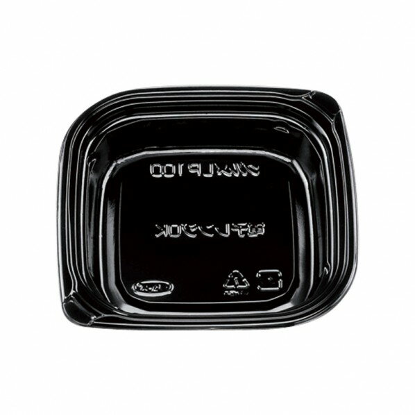エフピコチューパ 惣菜容器 グルメLP 100黒 本体 004470078 100枚