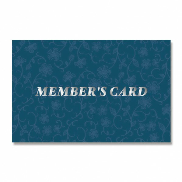 ササガワ POP メンバーズカード レリーフ青 二つ折 1604914 16-4914 50枚