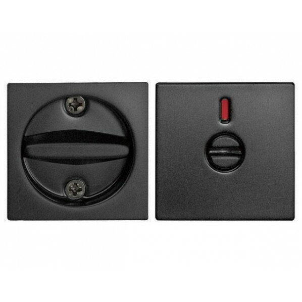 アウトセット引戸錠 表示錠 マットブラック 3-KY-18-003 1個