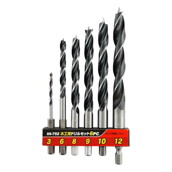 イトー 木工用ドリル 6PC IH-752 1個