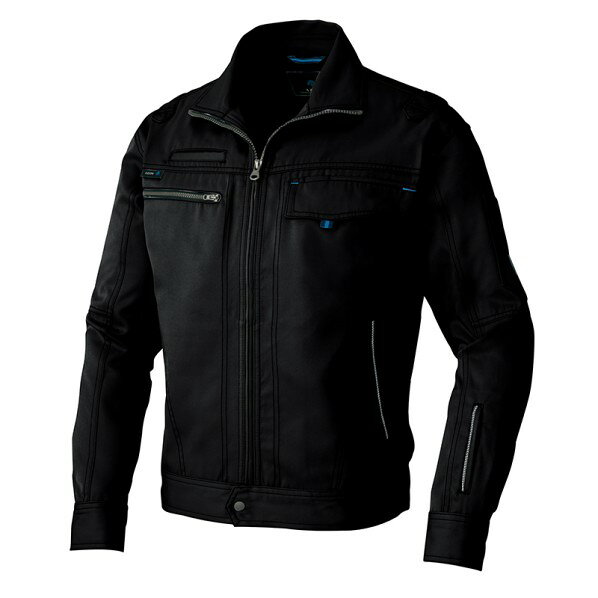 アイトス 長袖ブルゾン（男女兼用） 5L 010ブラック 60401 1点