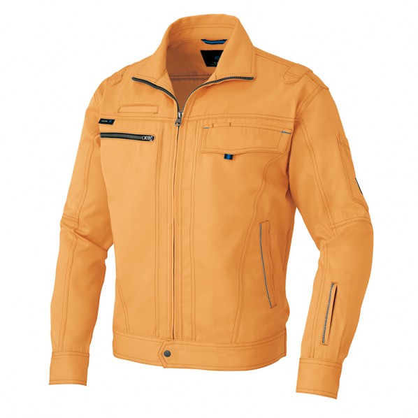 アイトス 長袖ブルゾン（男女兼用） LL 063オレンジ 60401 1点