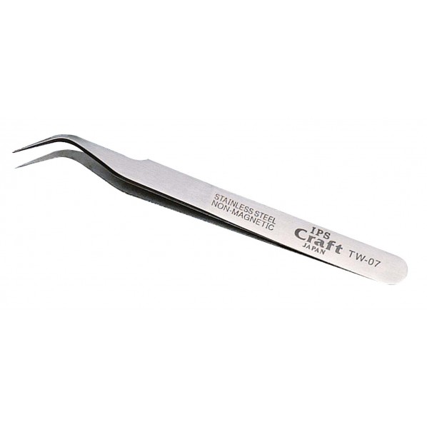 IPS PLIERS(旧 五十嵐プライヤー) IPS Craft ピンセット超精密アングル 120mm TW-07 1個