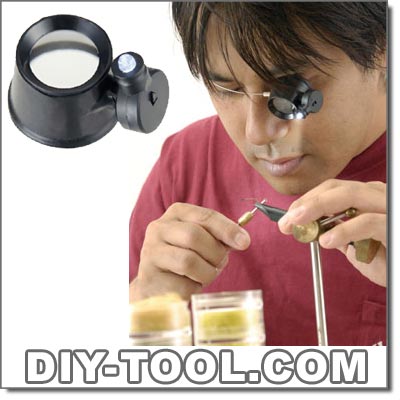 アイガーツール ライト付精密単眼ルーペ(ワイヤータイプ)5倍 EY-5L 1点