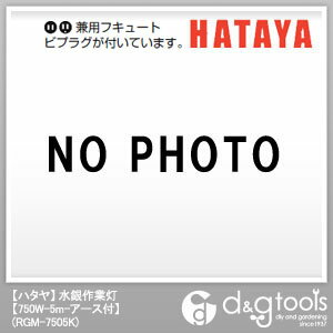 ハタヤ(HATAYA) 水銀作業灯750Wアース付屋外用投光器 5m RGM-7505K 1点