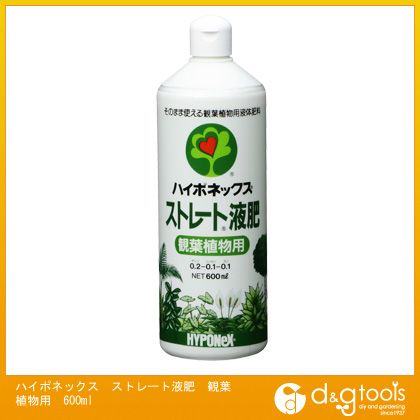ハイポネックス ストレート液肥観葉植物用 600ml 1本
