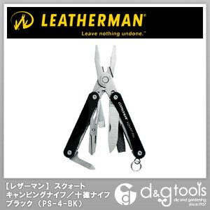 レザーマン スクォート(キャンピングナイフ/十徳ナイフ)ブラック PS-4-BK