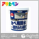 アサヒペン コンクリート カベ用防水樹脂モルタル補修材 4kg(2kg×2) グレー系 C006 1個