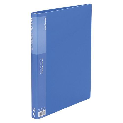 アケボノクラウン リングバインダーA4判タテ型 ブルー RB-A4-B 1