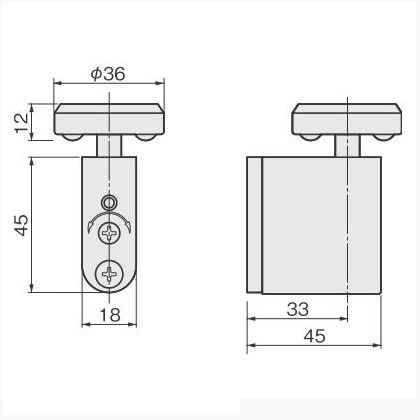 アトム 吊車 ホワイト SW-750 072240