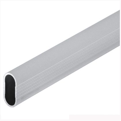 ※法人専用品※アトムリビンテック 楕円パイプ 30×15×3000 シルバー 002525 1個