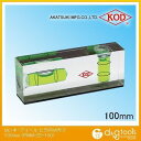 アカツキ/KOD マグネット付き・アイベルヒラ(PW)型平型アイベルマグネット付水平器 100mm PWM-25-100(4)