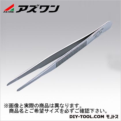 アズワン MEISTERピンセット フラット片跳ね先端 105mm 9-5692-02 1本