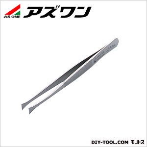 AS ONE|アズワン フラットピンセット 120mm 7-160-08 1個