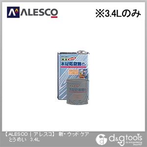 カンペハピオ 新 ウッドケア(微臭屋内外用木材防腐剤) 3.4L とうめい 1缶