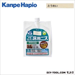 カンペハピオ 水性ウレタン床用ニス つやあり 3L とうめい 1個