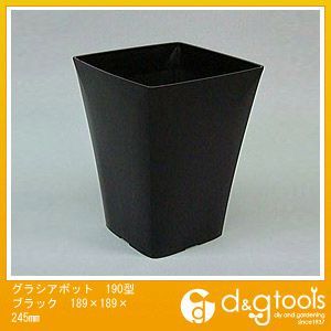 アップルウェアー グラシアポット190型4.5L ブラック 189×189×245mm