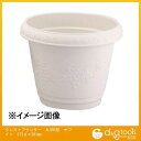 アップルウェアー クレストプランター丸380型土容量16L 373φ×301mm ホワイト 1
