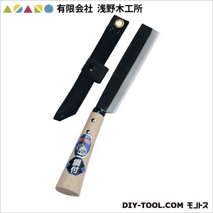 有限会社浅野木工所 ケース付竹割鉈両刃(手打鋼付) 165mm 07045