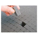 アステージ ブロッククッション 35mm 外寸:306×438×35mm ブラック BC-L 1個