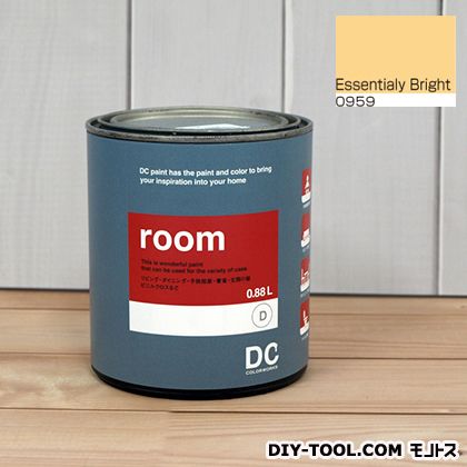 DCペイント かべ紙に塗る水性塗料Room(室内壁用ペイント) 【0959】Essentially Bright 約0.9L
