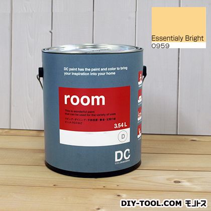 DCペイント かべ紙に塗る水性塗料Room(室内壁用ペイント) 【0959】Essentially Bright 約3.8L
