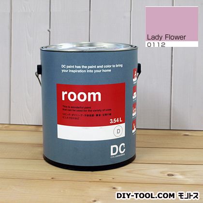 DCペイント かべ紙に塗る水性塗料Room(室内壁用ペイント) 【0112】Lady Flower 約3.8L