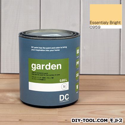 DCペイント 屋外用多用途水性塗料Garden(屋外用ペイント) 【0959】Essentially Bright 約0.9L