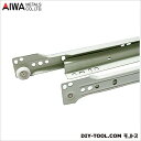 アイワ金属(AIWA) スライドレールローラータイプ底付 左右セット 600mm AP-1107W 1セット