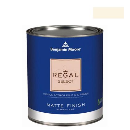 ベンジャミンムーアペイント リーガルセレクトマット艶消しエコ水性塗料 white cloud 1L Q221-2159-70